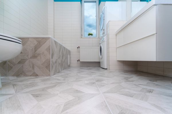 Bathroom Floor Remodeling in Shawnee
