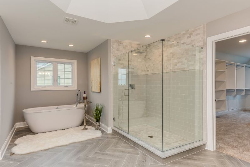 Walk-In Shower with Modern Fixtures